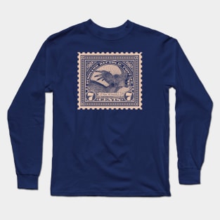 Dinosaur Republic Postage Stamp - Styrachosaurus Long Sleeve T-Shirt